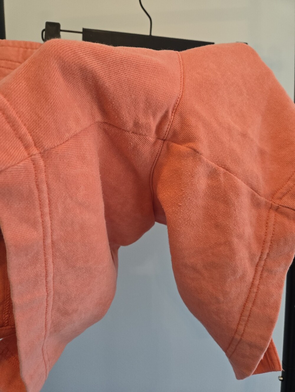 Nike Coral Orange Fleece Sweat Shorts Men XL – Drawstring Waist - Picture 3 of 6
